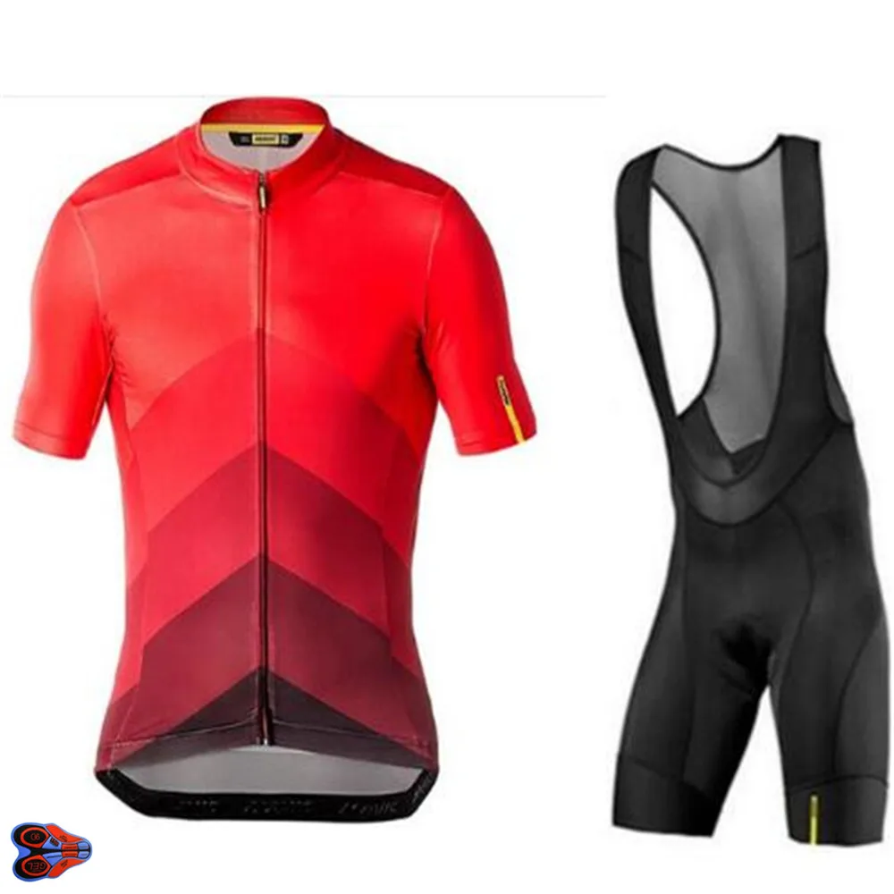 Picture Color Новинка, Pro UCI Team MAVIC, набор велосипедных Джерси красного цвета, одежда для горного велосипеда, летняя одежда для велоспорта, комплект для велоспорта, Майо Ropa Ciclismo 9D - Цвет: Picture Color