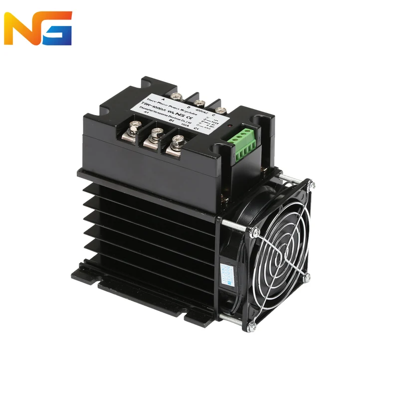 

NG TSR-100DA-WL speed control regulator torque motor three phase DC SCR 0-10V speed controller module with raditor and fan