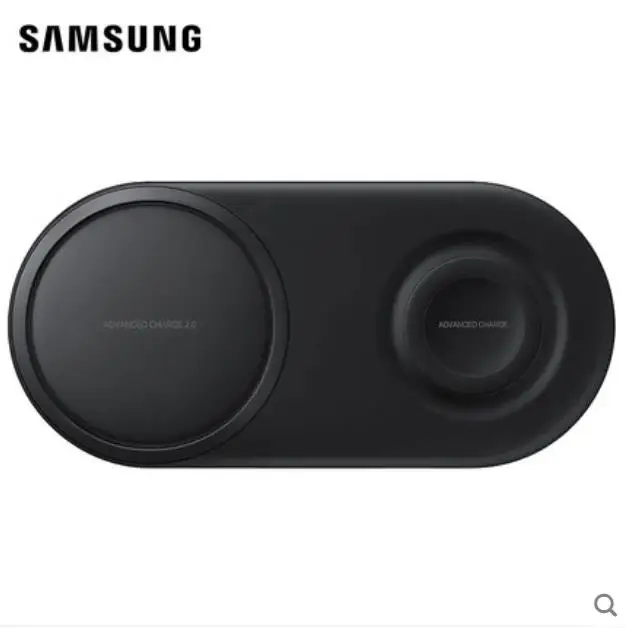 

2019 New Original Samsung wireless Fast charger dual Mobile phone watch Quick wireless charging For S10 S9 Plus S7 S6 NOTE9