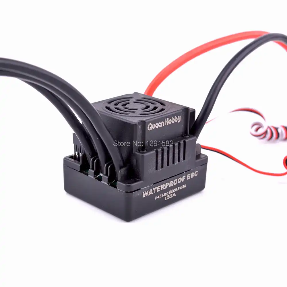 80A Brushless ESC Electric Speed Controller with 5.8V//3A SBEC 2-4S for 1//8 RC