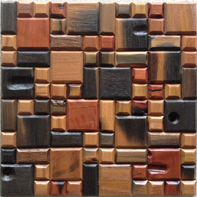 12x12 Mesh Home Walls Solid Wood Mosaics Tiles Wall Panels 12x12 Mesh Home Walls Solid Wood Mosaics Tiles Wall Panels Squared Wooden Tile Decor Backsplash