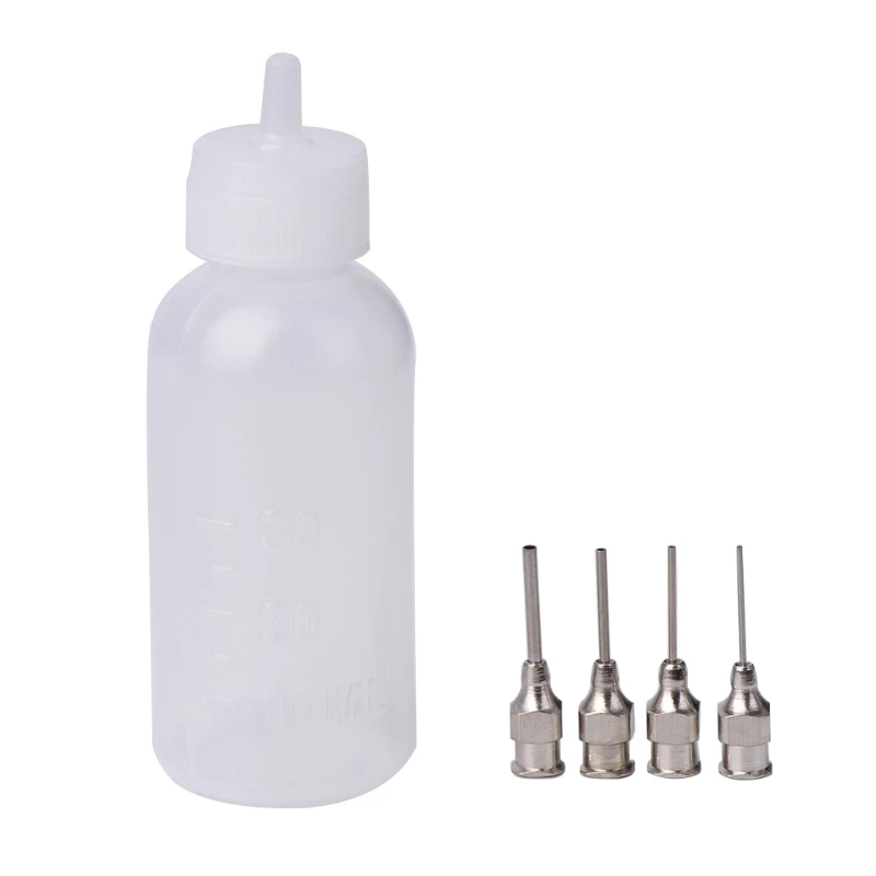 

Nozzle Tips with Bottle Kit Applicator Tattoo Body Art Paint Making Tool Set New