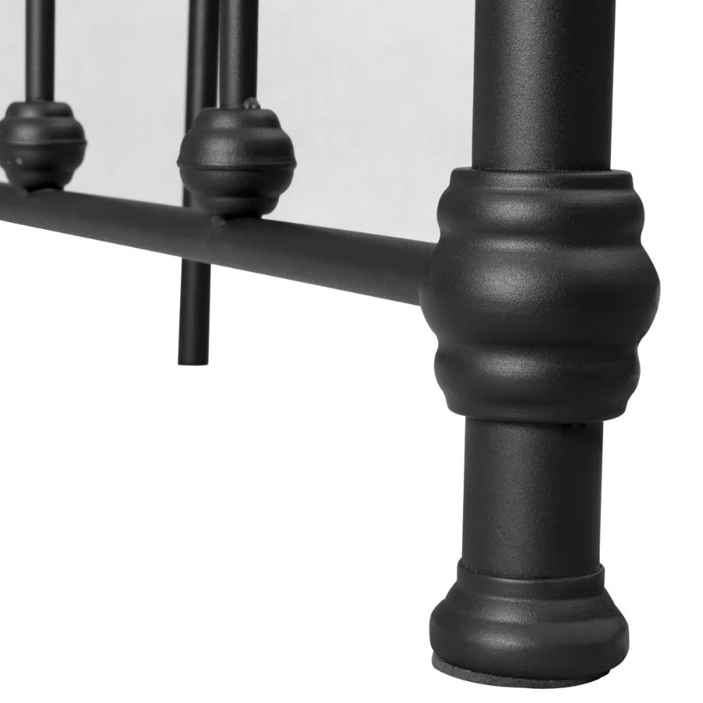 Giantex Queen Size Metal Steel Bed Frame with Stable Metal Slats Headboard Footboard Black Steel Bedroom Furniture HW57398 Giantex Queen Size Metal Steel Bed Frame with Stable Metal Slats Headboard Footboard Black Steel Bedroom Furniture HW57398