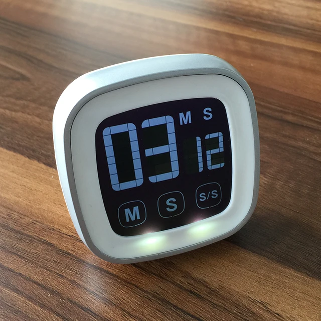 Touch Screen Digitale Timer Useful Kitchen Buzzer Alarm Touch Screen Digitale Timer Useful Kitchen Buzzer Alarm Stopwatch Digital Lcd Display For Night Use