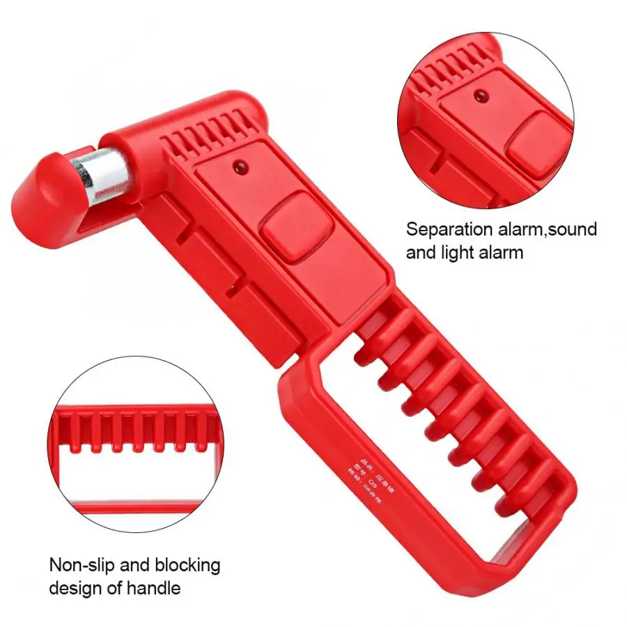 Автомобильный молоток безопасности 2 в 1 инструмент для разрезания ремня безопасности аварийный спасательный инструмент разделительная сигнализация