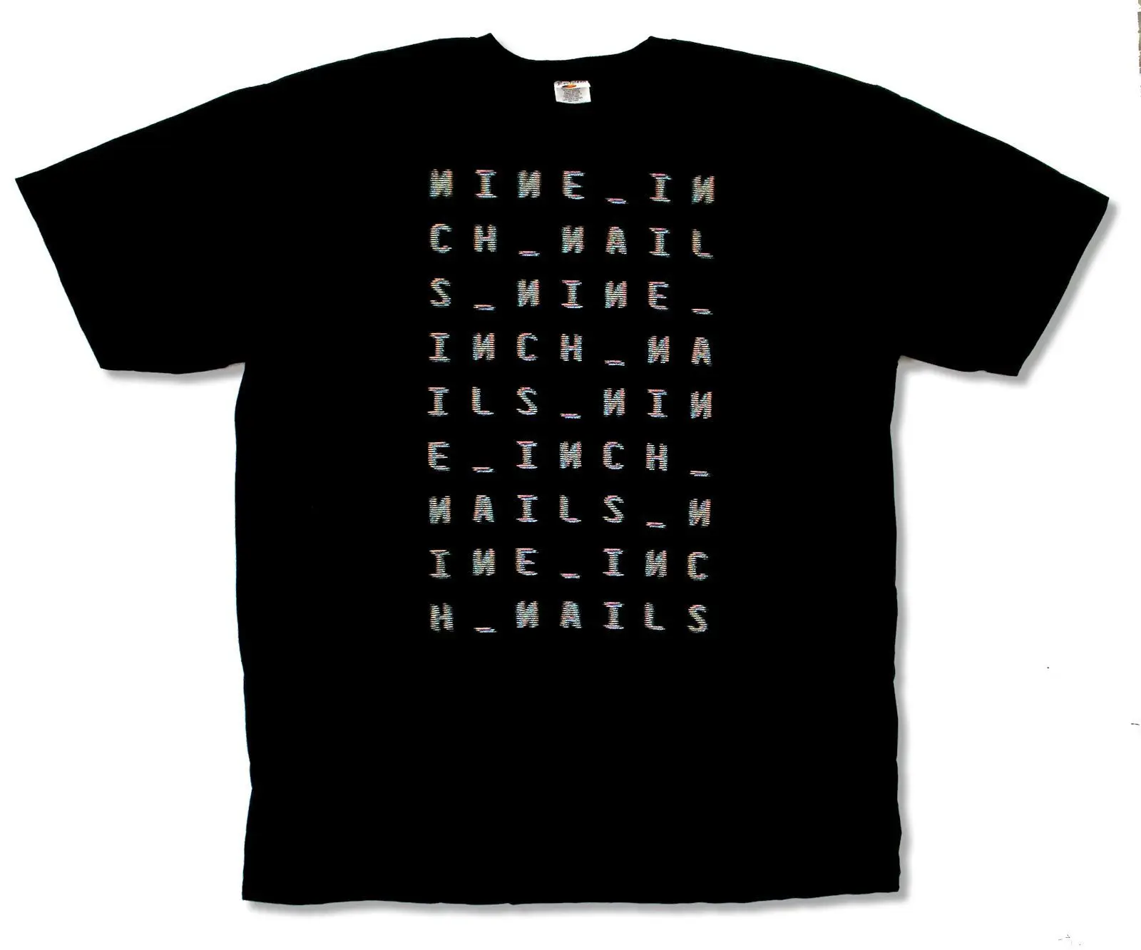 Nine Inch Nails "repeated" Black Tshirt New Official Adult Casual Plus