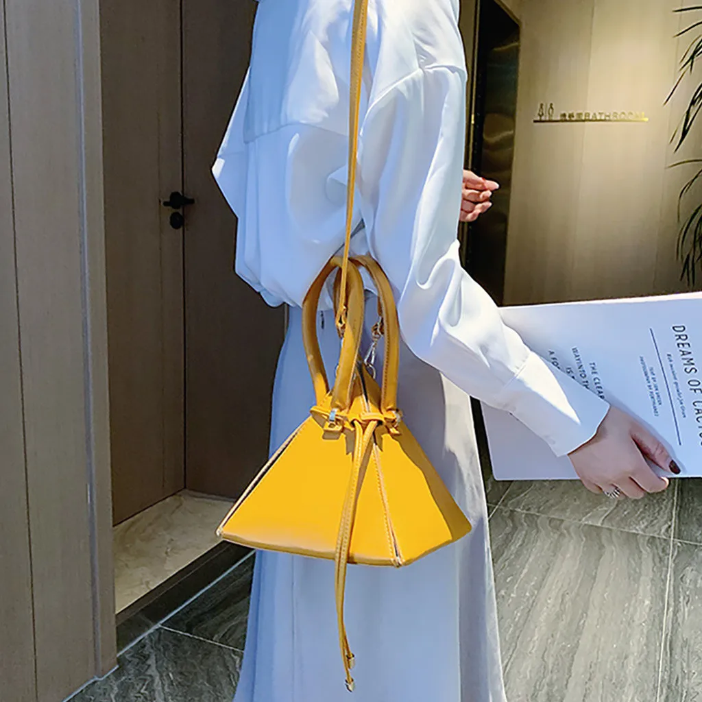 

Women Leather Handbags Luxury Brand Bags Women's Fashion Solid Color Handbag Earphone Bag Diagonal Shoulder Bag bolsa sac a main