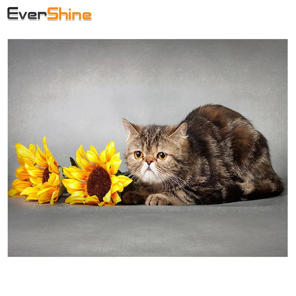 

EverShine Diamond Painting Animal Diamond Embroidery Full Square Sale Full Drill Mosaic Pasted Crafts Rhinestone Painting