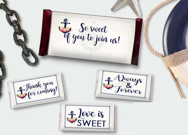 48 personalized candy wrapper supplies wedding chocolate bar custom chocolate bars wrappers