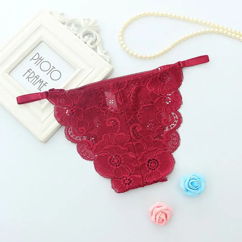 

ROPALIA Women's Underwear Sexy Lace Panties For Women Female Briefs Thongs G-string Lingerie Sexy Underwear T7