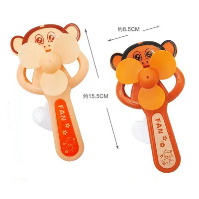 

fan 4PC mini Student hand Cartoon Carry-on natural wind Hand pressure out wind Children's Gifts Lady Tools