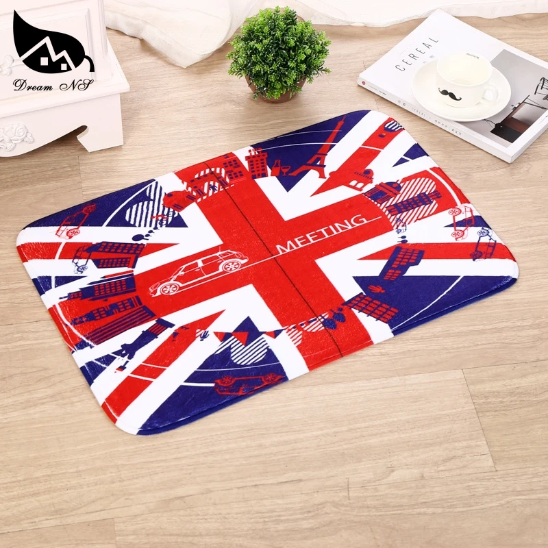 

Dream NS 40x60cm flag mat printing floor mat door mat flag England foot mat bathroom bedroom living room carpet
