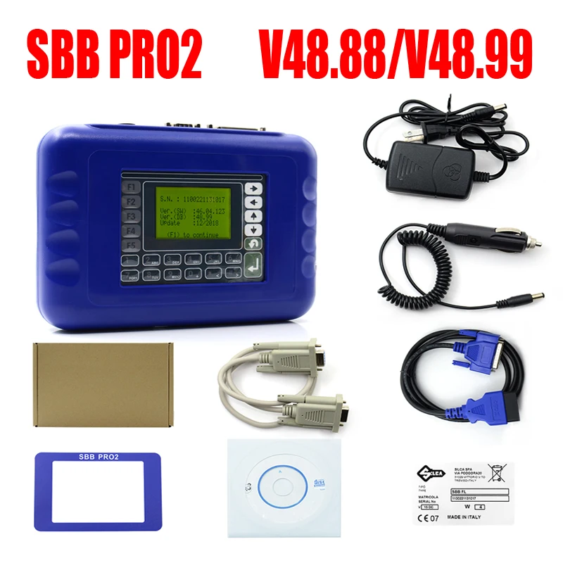 

SBB Key Programmer V48.88 v48.99 SBB Pro2 auto keyProgramming Support Cars to 2018 Replace SBB V46.02 v33.02 No Tokens Limited