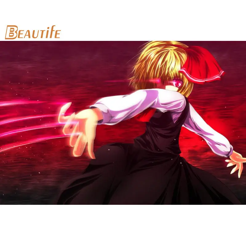 Новое поступление аниме TouHou Project плакат ткань Шелковый украшения дома настенный