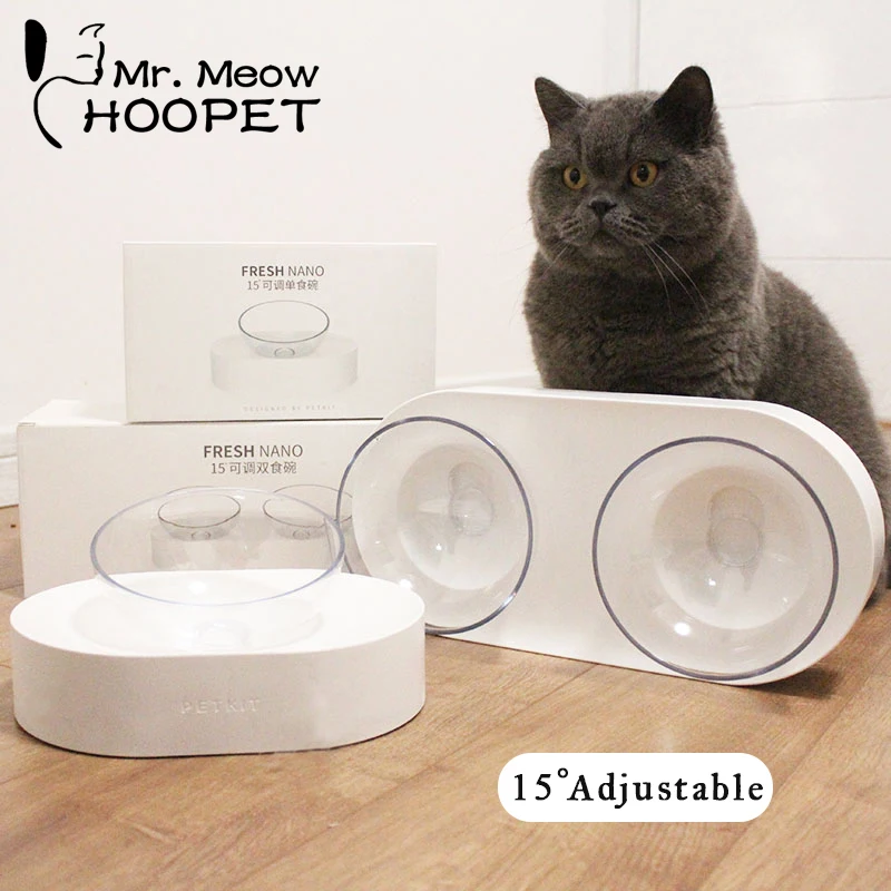 Hoopet миска для кошек с одним двойным портом дозатор воды собак кормушка котят