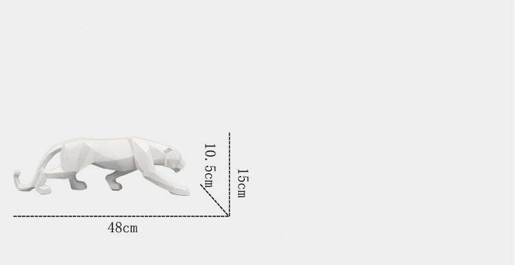 Современные Полимерные леопардовые фигурные статуэтки для дома, спальни, настольные аксессуары, украшение, ресторан, кофе, настольный декор, произведение искусства