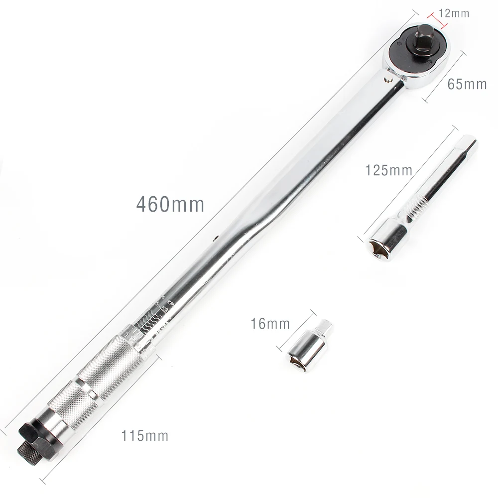 

1/2" Adjustable Torque Wrench Universal Torque Spanner Hand Tool Set Wrench Tool kit For Car Bike Repair Accessories