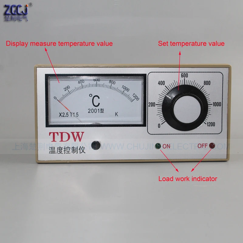 K 0-1200 градусов TDW-2001 регулятор температуры 1200 градусов термостат tdw с ручкой