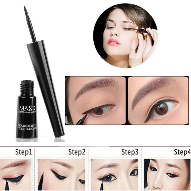 IMAGIC 1PCS Pro Eyeliner Waterproof Liquid Type Makeup Eye Liner Nature Long Lasting For Women Beauty Cosmetics - Image 5