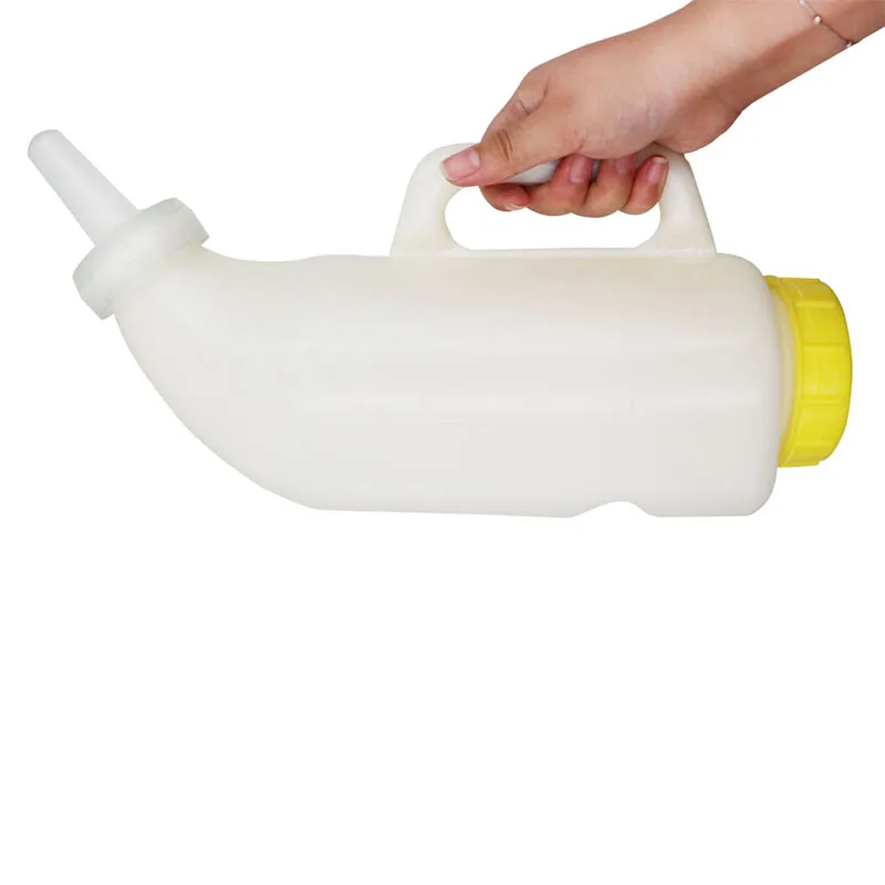 2L Calf Lamb Milk Feeder Bottle Bucket Pot Screw Set with Nipple 