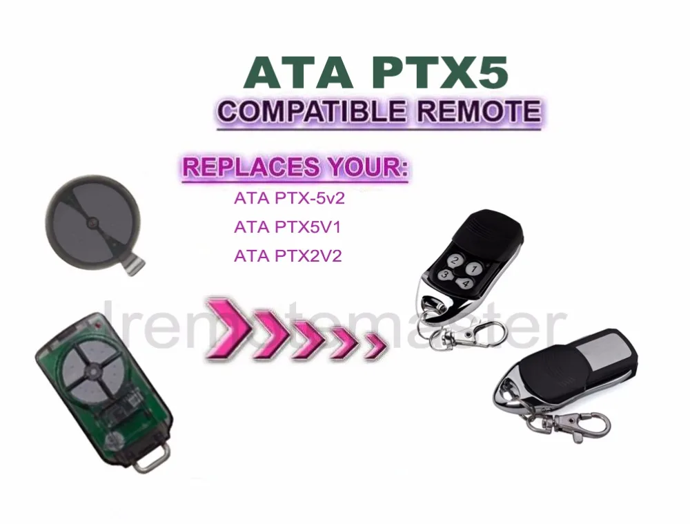 

Garage Door Remote Control for ATA PTX-5V2 PTX-2V2 tricode remote replacement top quality