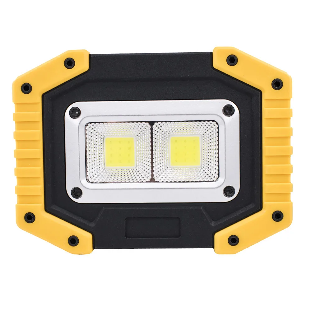 

Led Portable Spotlight 40W Led Work Light Rechargeable 18650/AA Battery Outdoor Lamp For Hunting Camping Latern Flashlight