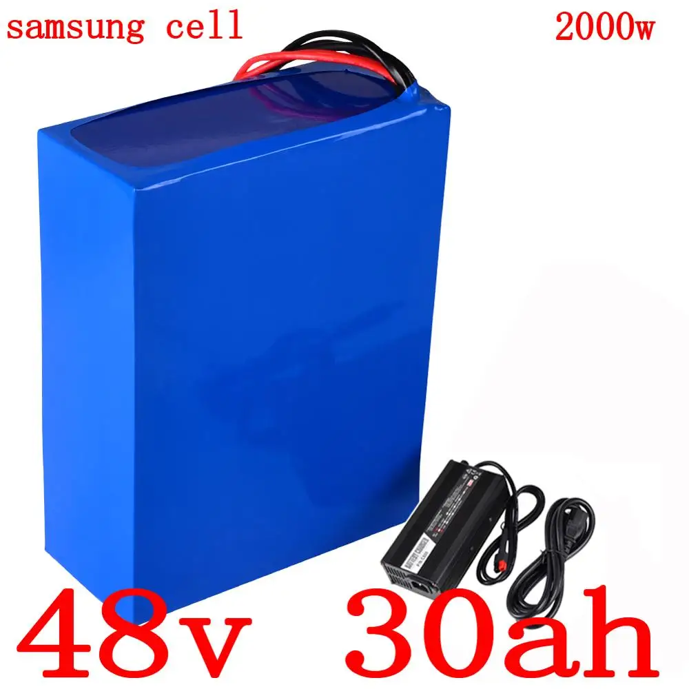 Литиевый аккумулятор для электровелосипеда Samsung 48 В 1000 Вт 1500 2000 30 Ач 20 25 | Спорт и