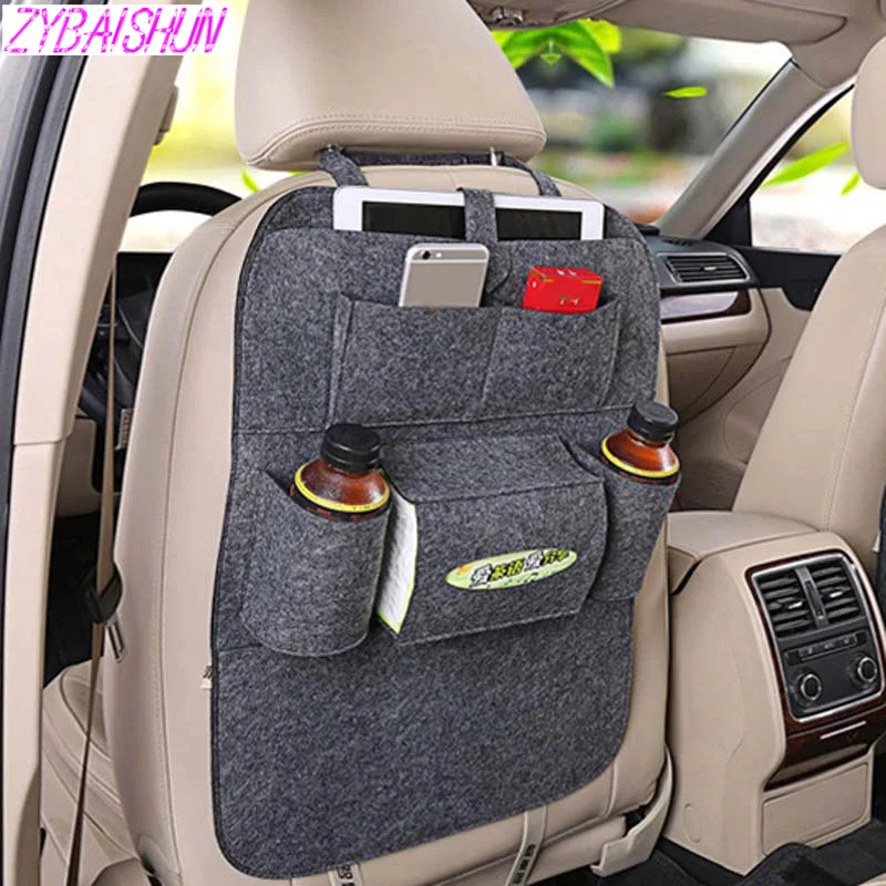 Car rear seat storage storage box multi pocket storage bag FOR Buick