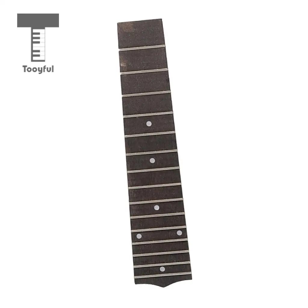 Tooyful Rosewood 15 frets Ukulele Fingerboard Fretboard Mini 21 inch Ukulele Parts