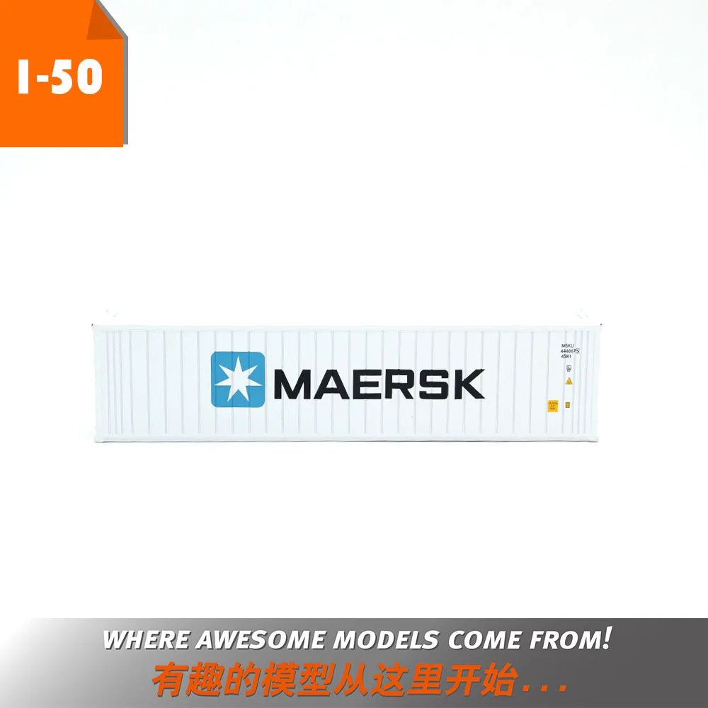 Классическая литая под давлением игрушка модель подарок 1:50 весы Maersk холодильная цепь грузовик контейнер модель для коллекции украшения