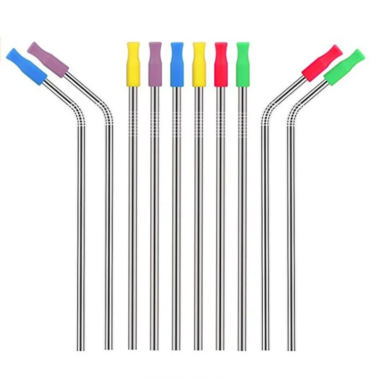 Buy 8 Colors Stock Silicone Tips for Stainless Steel