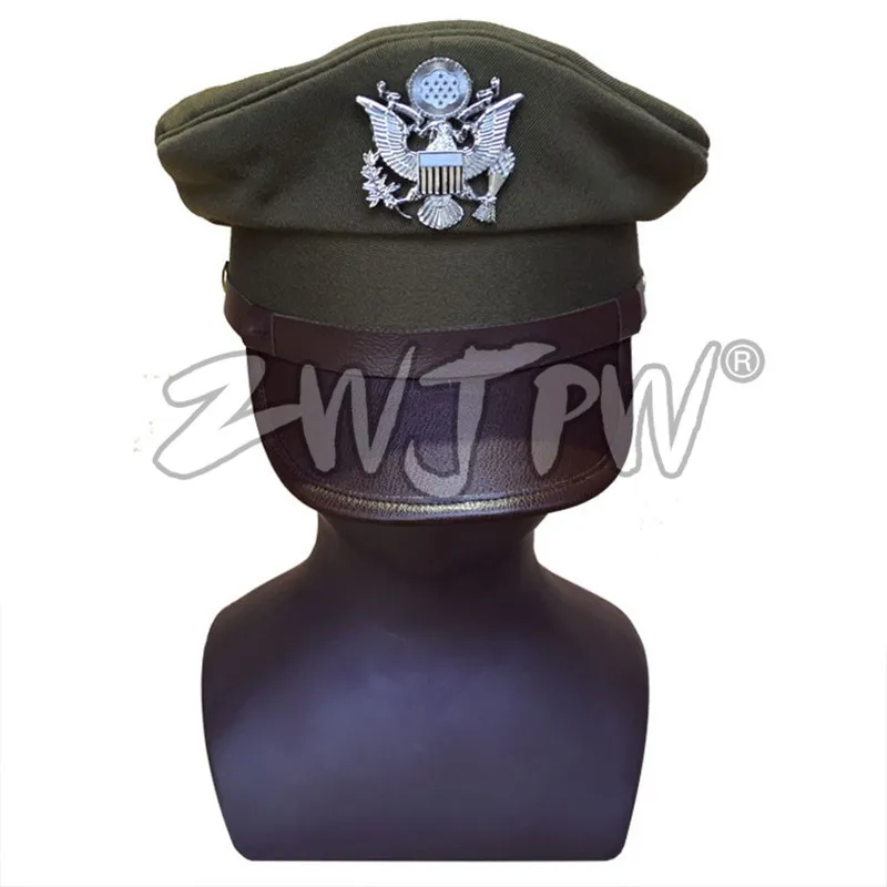 

WW2 US AirR Force AAF Officer Cap With Hat Silver Color Badge CN/401101