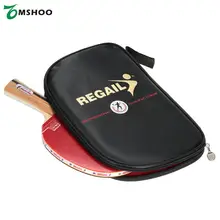 Хорошее качество дерево+ резина ракетка для настольного тенниса лезвие весло летучая мышь рукоятка ракетка с контейнером сумка