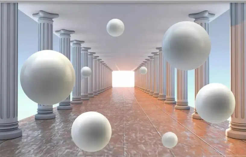 3d обои на заказ Нетканые украшения для стен в форме шара детской спальни дома