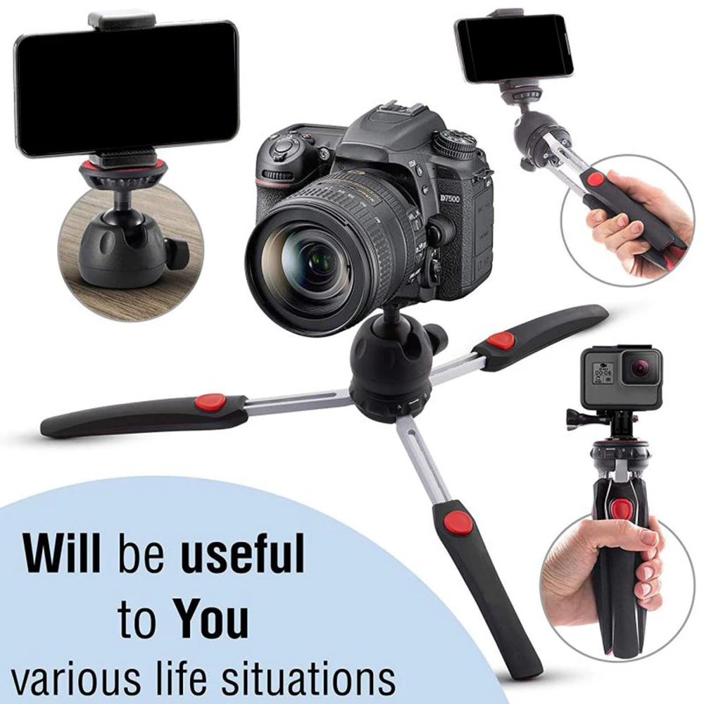 Для камеры gopro micro с одним движением Штатив для мобильного телефона Настольный