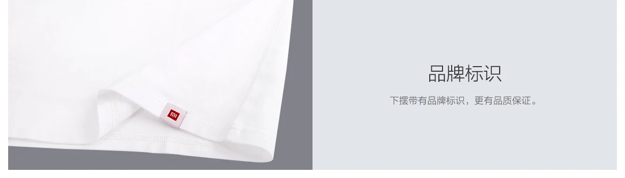 Футболка Xiaomi с коротким рукавом из чесаного хлопка подходит для летних сцен, в двух цветах простая