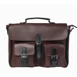 Новинка 2019 года Роскошные разделение кожа бизнес для мужчин's портфели мужской сумки на плечо мужчин сумка бренд Дизайн Tote компью