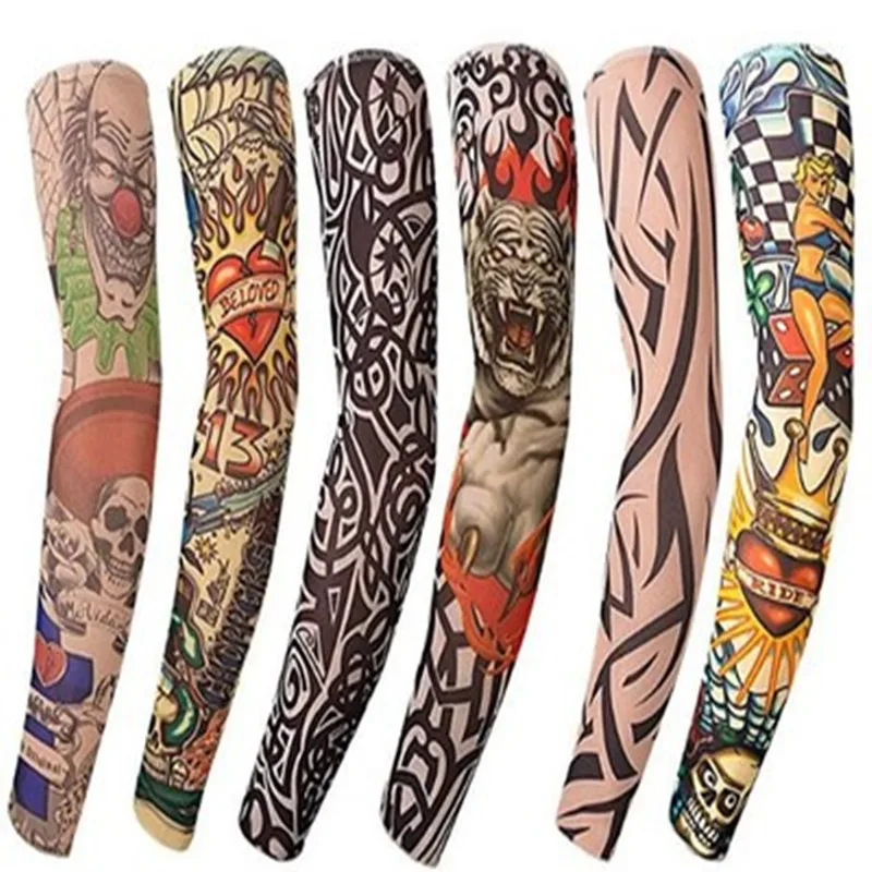 Large Arm Tattoo Sketch Lion Tiger Waterproof Temporary Tattoo Sticker Wild Fierce Animal Men TotemTattoo