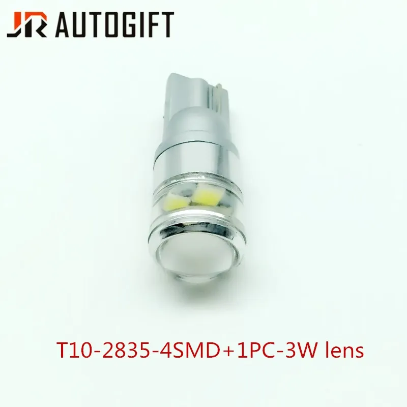 

2PCS T10 194 168 W5W 2835 4SMD len 3W Chips Super Bright Car Auto LED light Bulb Led Wedge Bulbs 12V DC Lamp White car styling