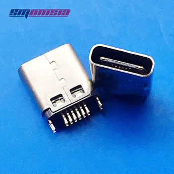 

20pcs 12P USB Type-C Connector 3.1 USB Female Socket Vertical splint 0.8 Double-sided Jack