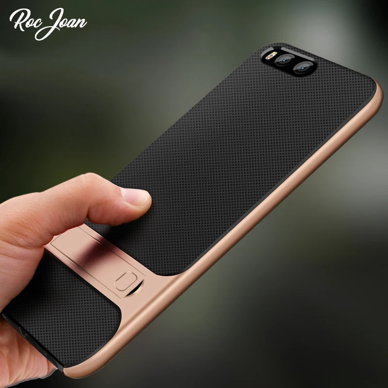 

Roc Joan Stand Case For Xiaomi Redmi Note 5 Mi A1 A2 5S 6 Cover Color Hard PC Frame Soft TPU Cover In Fitted Case