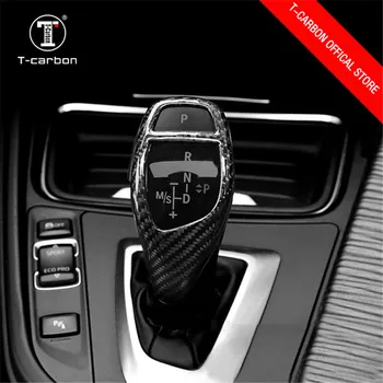 

Carbon Fiber Car Gearshift Knob Covers for BMW F20 F30 F31 F34 GT X3 F25 X4 F26 X5 F15 X6 F16 Accessories Car styling