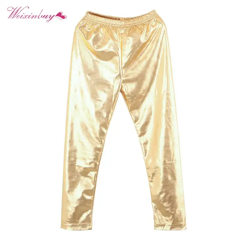 baby faux leather pants