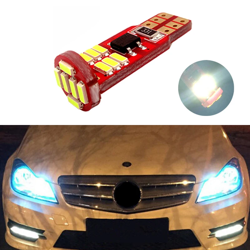 

BOAOSI 1x Canbus Car LED T10 W5W 18LED Parking Light For Mercedes Benz w203 w204 w210 w205 w202 w220 w124 w164 w219 W17