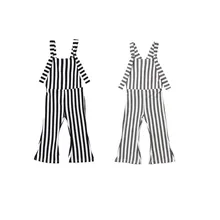 Детский комбинезон для новорожденных девочек в полоску с поясом-низом; комбинезон в полоску; джемпер; Модный жилет; комплекты одежды