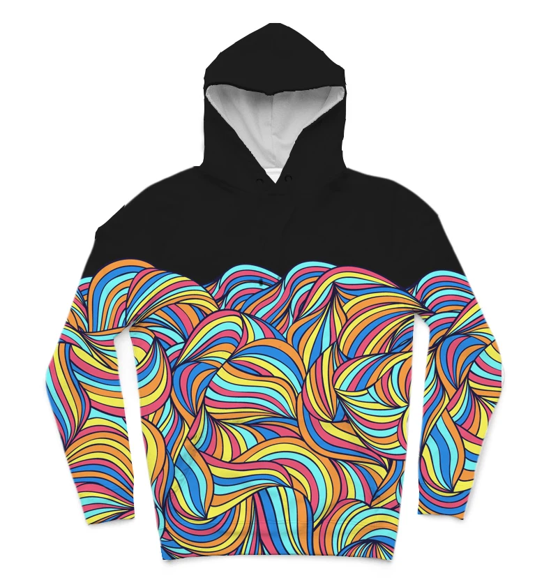 REAL American US SIZE Custom Rainbow Levels 3D Sublimation print Hoodies with plus size 3XL 4XL 5XL 6XL | Мужская одежда