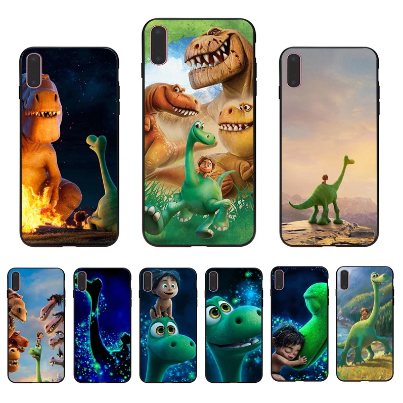 IMIDO The Good Dinosaur смешной мягкий чехол из ТПУ для Iphone 7 8 7PLUS 8PLUS X XS XR XSMAX 5 5S SE 6 6S 6plus