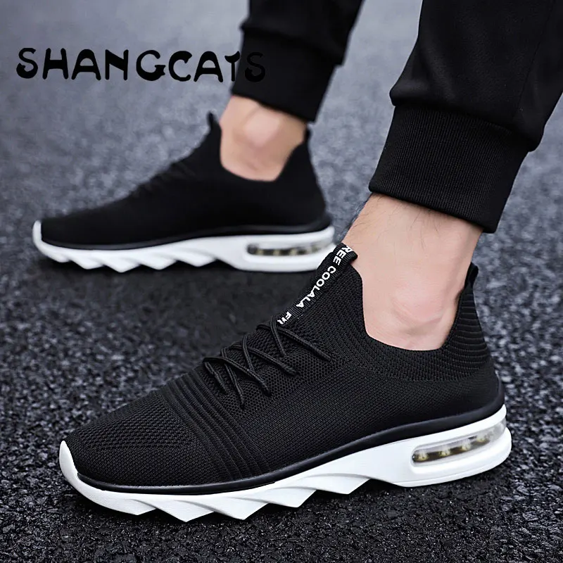الحصري العلامة التجارية الرجال حذاء كاجوال الجوارب نمط zapatillas hombre حذاء رجالي 2019 الصيف الرجال الأحذية عارضة الرجال حذاء رياضة أبيض أسود الحصري العلامة التجارية الرجال حذاء كاجوال الجوارب نمط zapatillas hombre حذاء رجالي 2019 الصيف الرجال الأحذية عارضة الرجال حذاء رياضة أبيض أسود