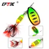 FTK Fishing Lures Spinner Bait Spoon Lure 1pcs 17.5g With Feather Treble Hooks Arttificial Bait Metal Wobblers Pike Tackle ► Photo 3/6