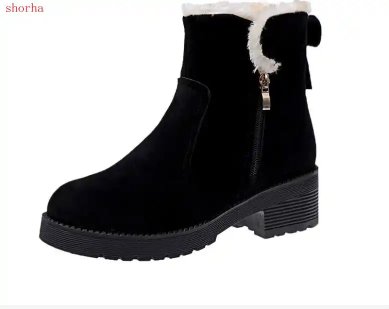 low ankle snow boots